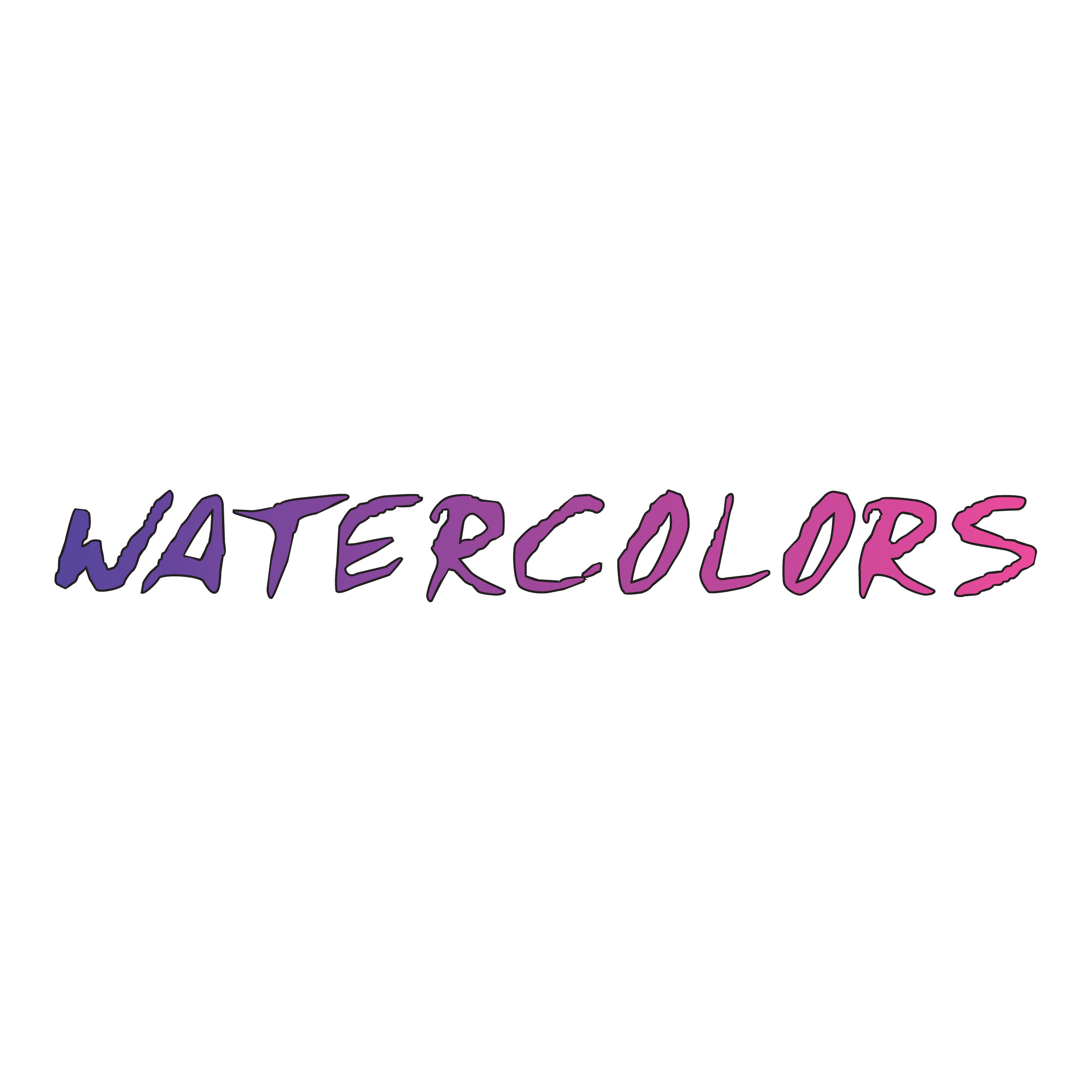 Watercolors Logo PNG SVG Vector Watercolors Logo PNG SVG Vector