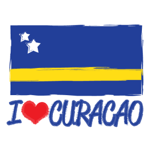 I Love Curacao Logo PNG SVG Vector